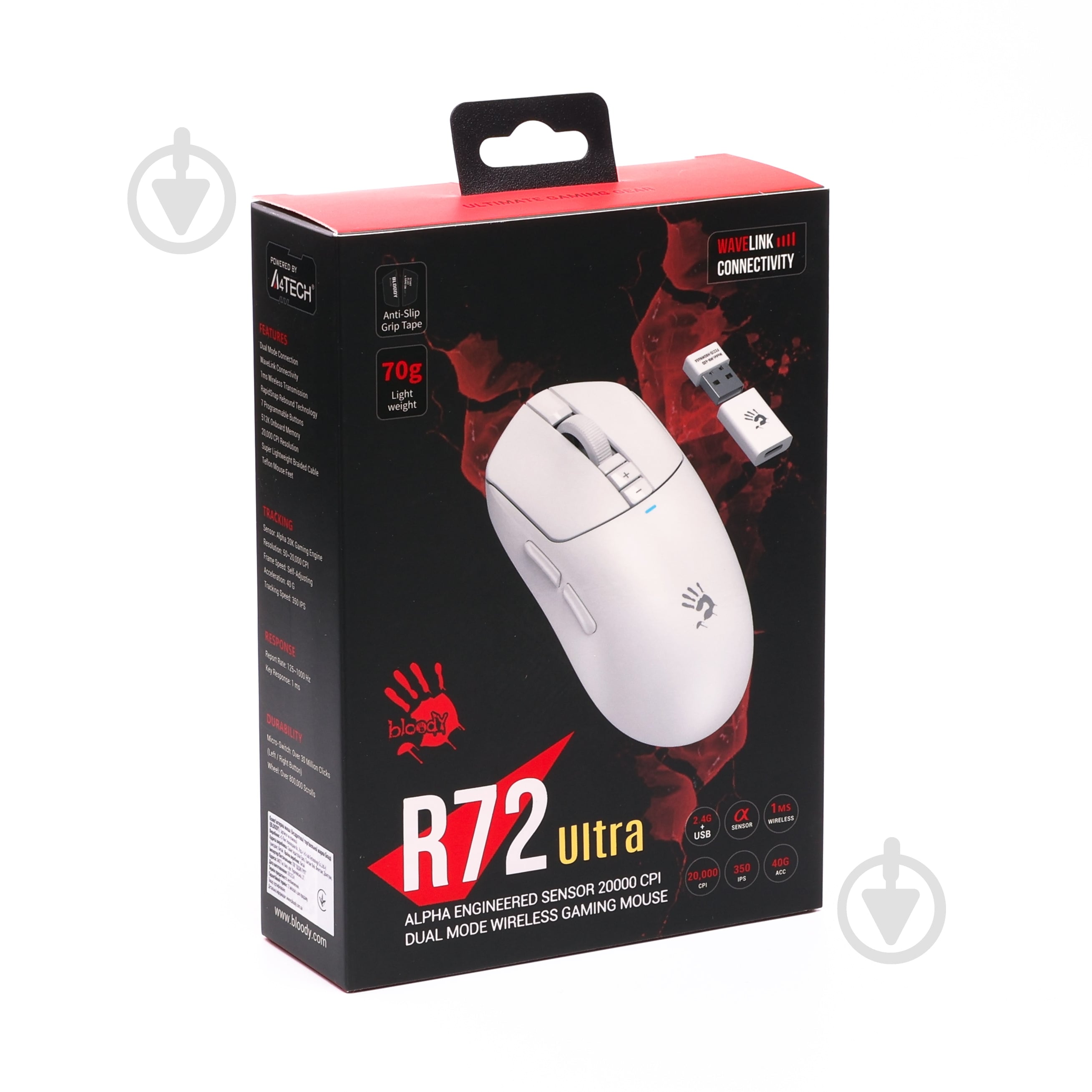 Игровая мышь BLOODY (R72 Ultra (White)) - фото 11 Игровая мышь BLOODY (R72 Ultra (White)) - фото 11