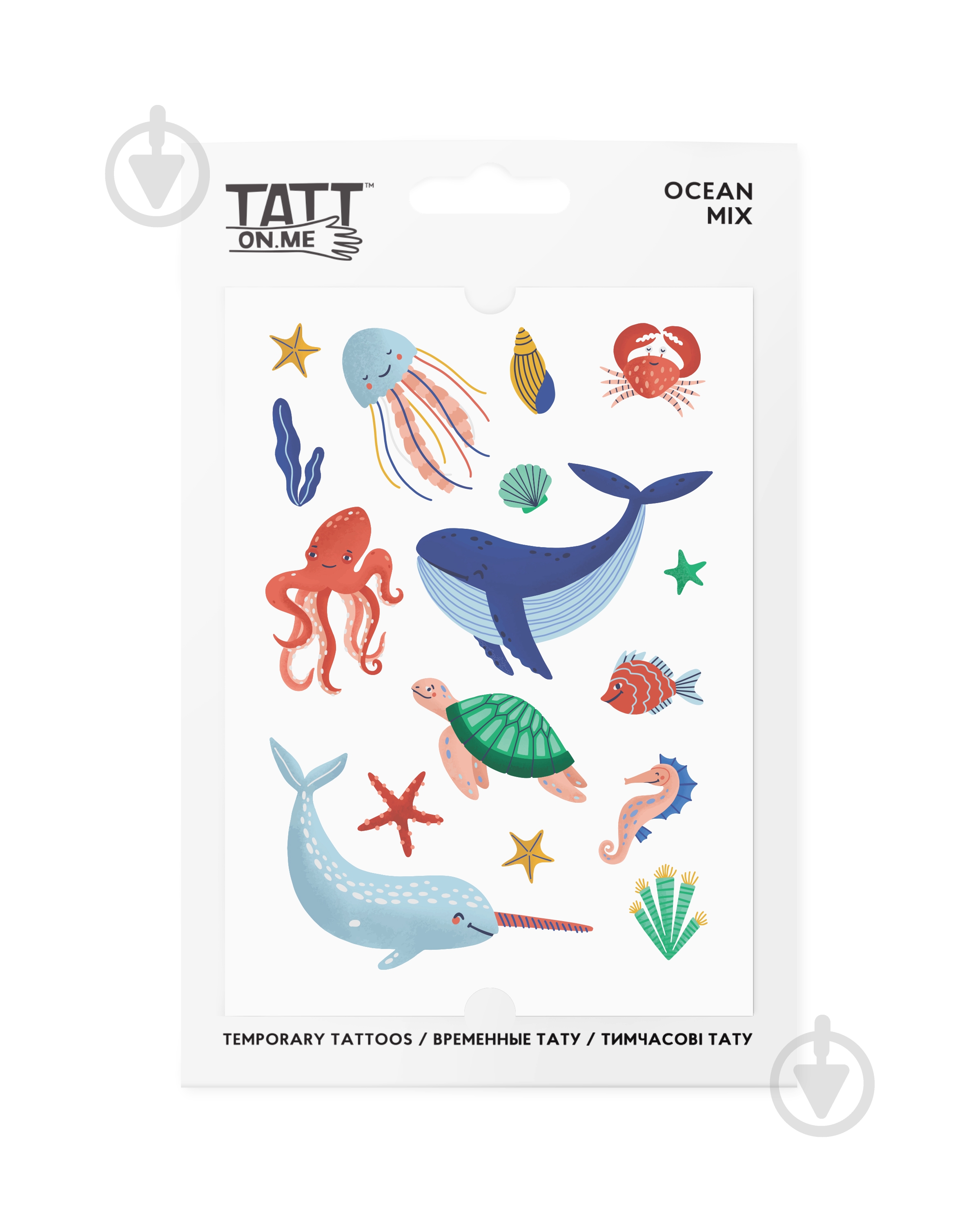 Тату временное TATTon.me Ocean mix - фото 1 Тату временное TATTon.me Ocean mix - фото 1