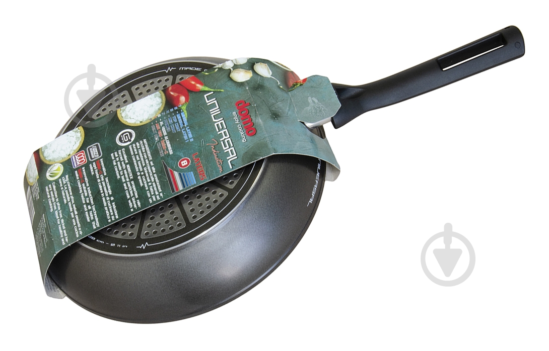 Сковорода с крышкой Domo Universal 30 см - фото 4