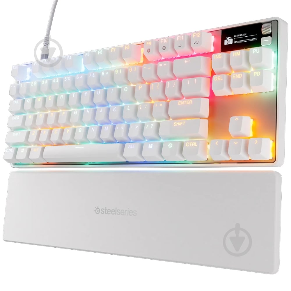 Клавиатура игровая SteelSeries Apex Pro TKL Gen 3 (64898) white - фото 7