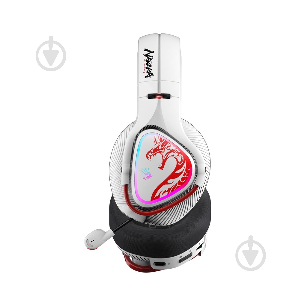 Наушники BLOODY white (MR720 (Naraka)) - фото 2