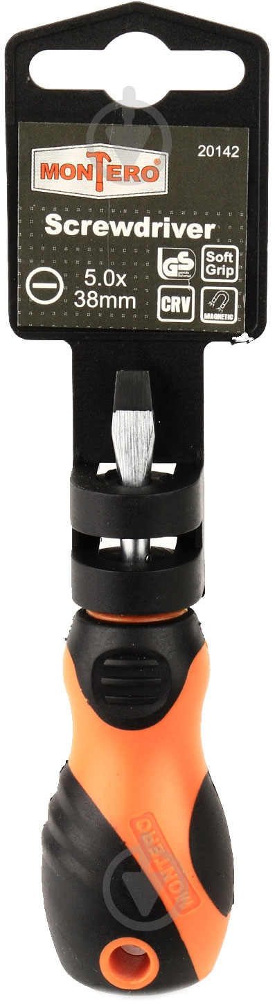 Отвертка Montero SL5.0×38 мм 20142 - фото 2