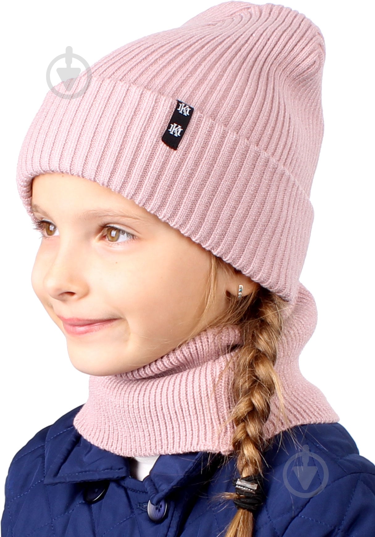Баф Mari-Knit р.28х17 см пудра - фото 1