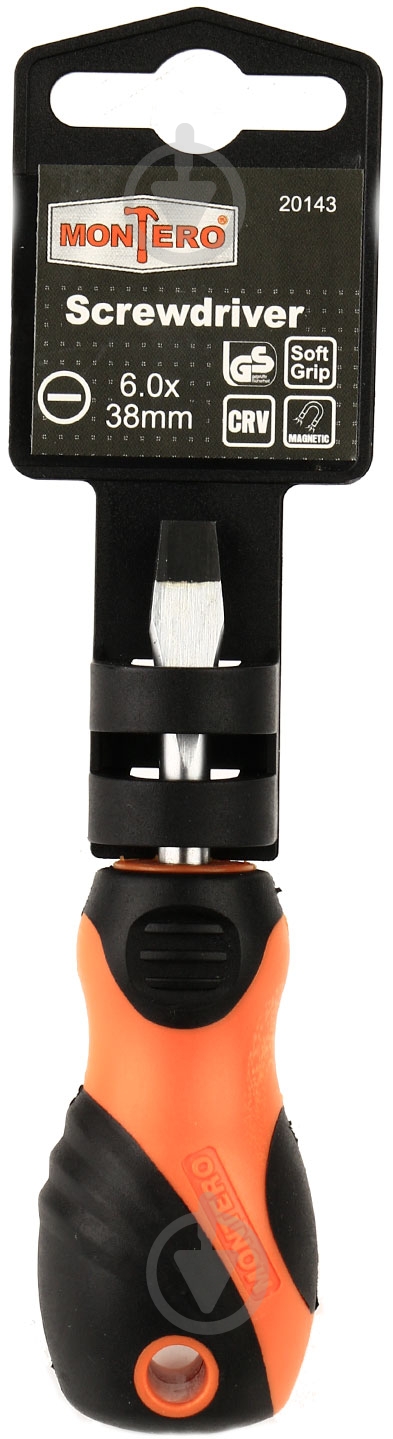 Отвертка Montero SL6.0×38 мм 20143 - фото 2
