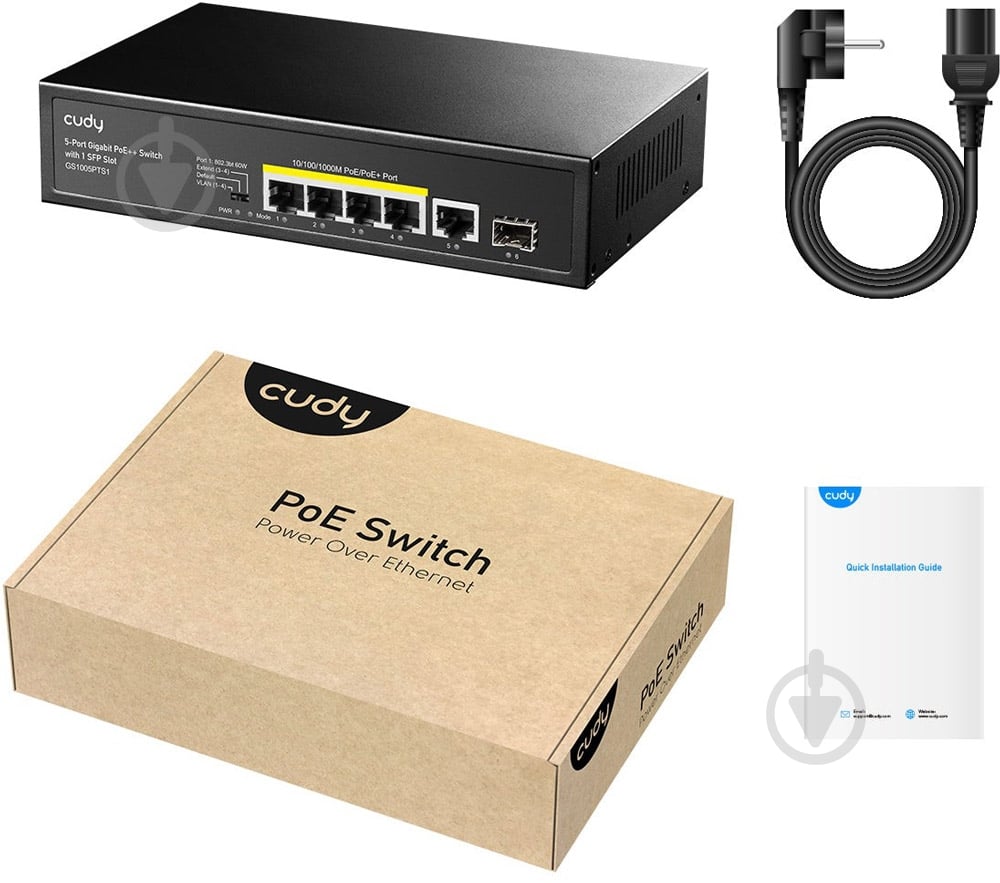 Коммутатор Cudy GS1005PTS1 - фото 4