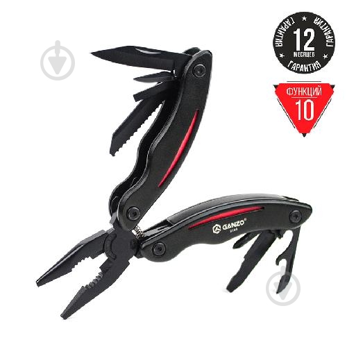 Мультитул Ganzo Multi Tool G109 (10 функций) 000581100 - фото 2 Мультитул Ganzo Multi Tool G109 (10 функций) 000581100 - фото 2