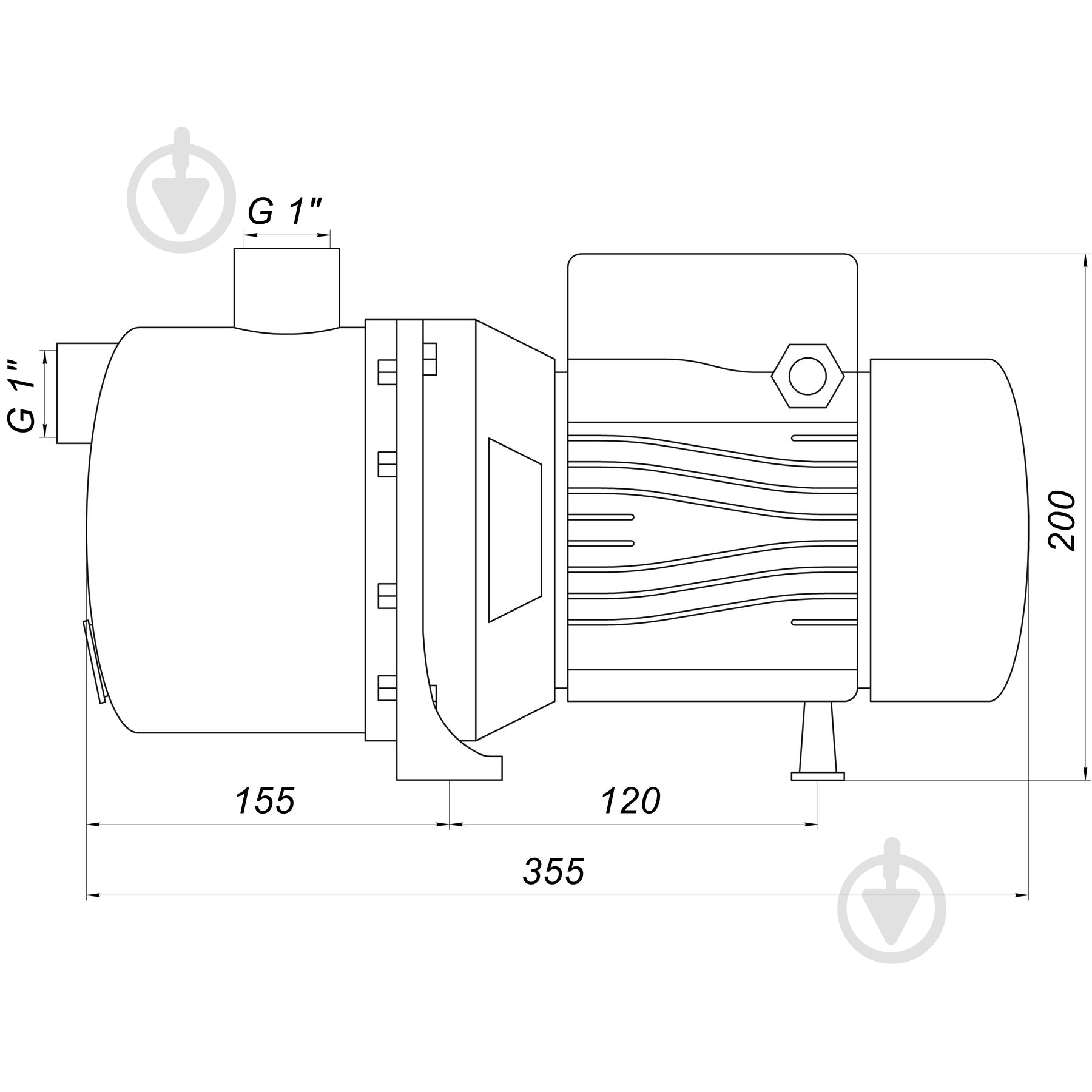 Насос Optima JET100S-PL 000007579 - фото 4