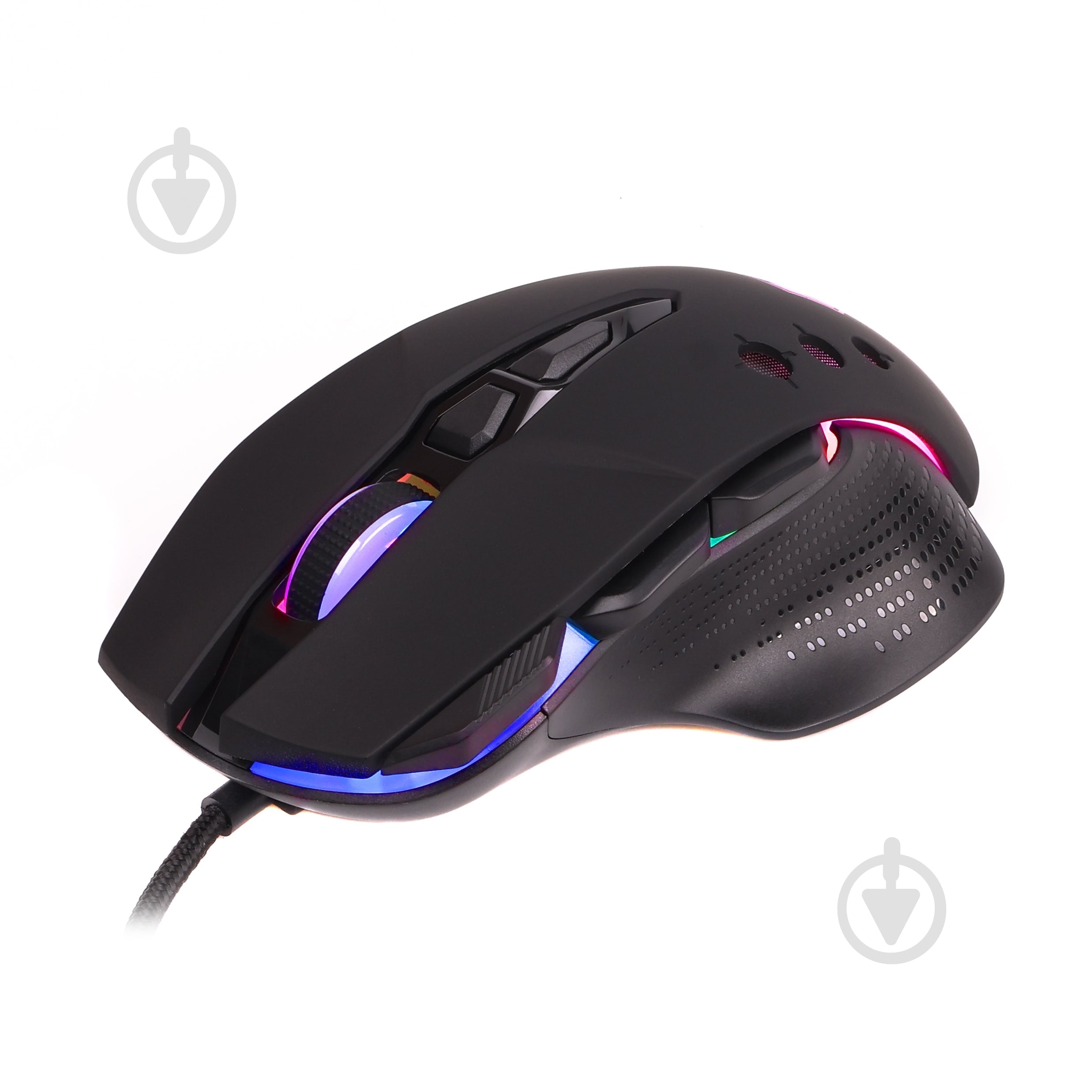 ᐉ Игровая мышь Maxxter Instant 825 12800 DPI RGB USB black (McG
