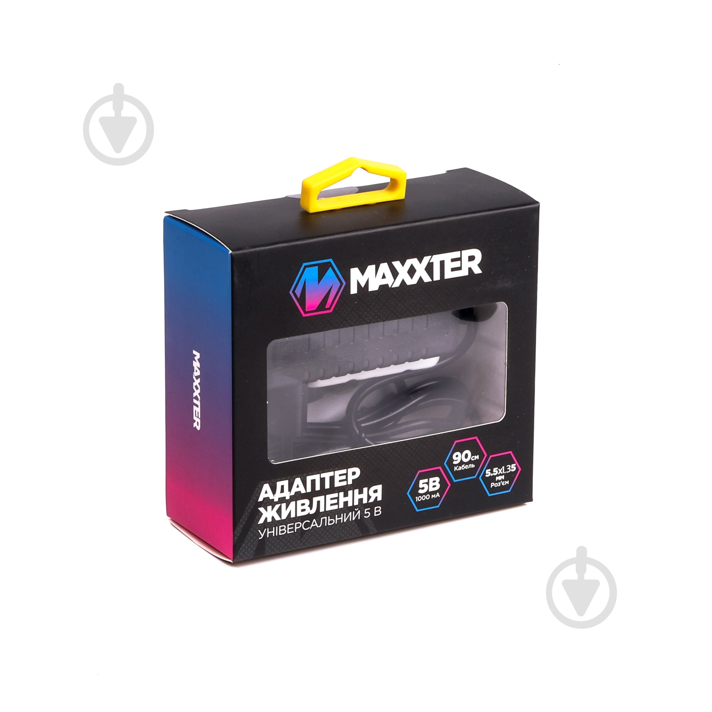 Зарядний пристрій Maxxter HPA-5V1A-01, для USB-концентраторів, вилка 5.5*2.1, 5V-1A - фото 6 Зарядний пристрій Maxxter HPA-5V1A-01, для USB-концентраторів, вилка 5.5*2.1, 5V-1A - фото 6