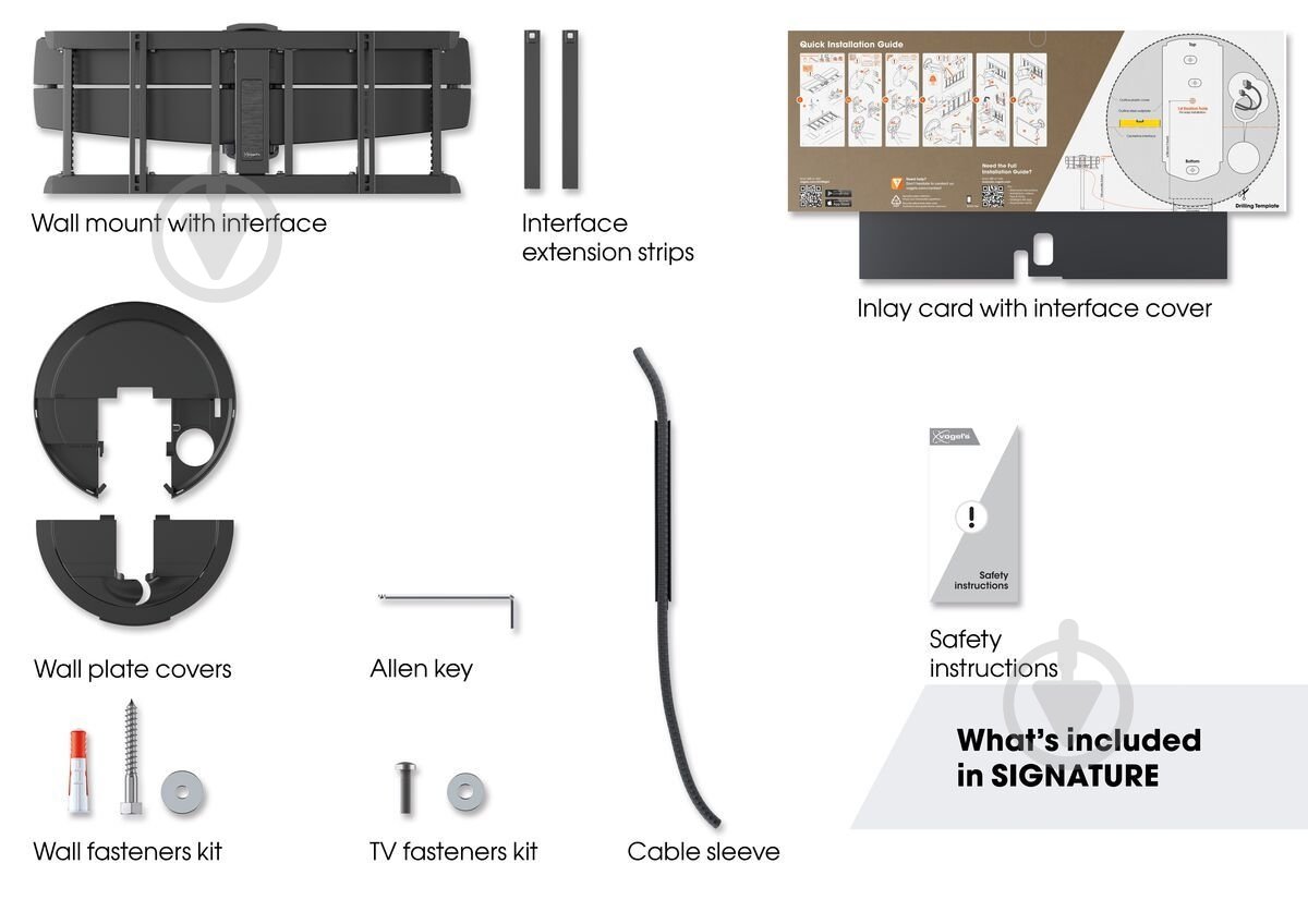 Кронштейн Vogels TVM 7655 DesignMount поворотно-похилі 40"-77" чорний - фото 8 Кронштейн Vogels TVM 7655 DesignMount поворотно-похилі 40"-77" чорний - фото 8