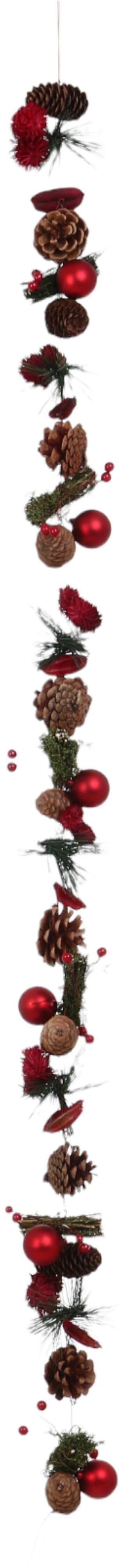 Гірлянда декоративна з шишками WJ242016 1,2 м - фото 1 Гірлянда декоративна з шишками WJ242016 1,2 м - фото 1