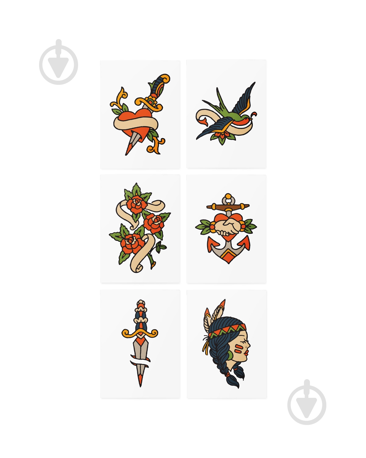 Тату временное TATTon.me Old School set - фото 2