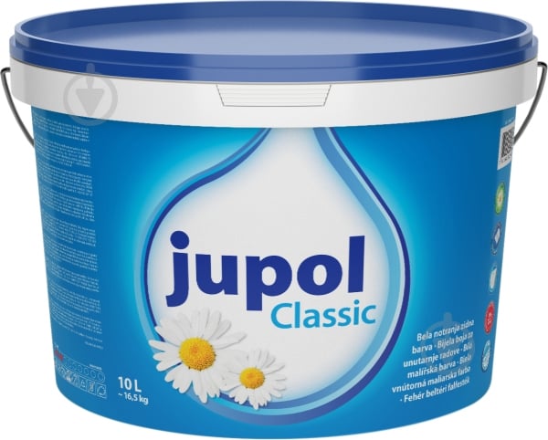 Краска интерьерная водоэмульсионная JUB Jupol мат 10 л - фото 1