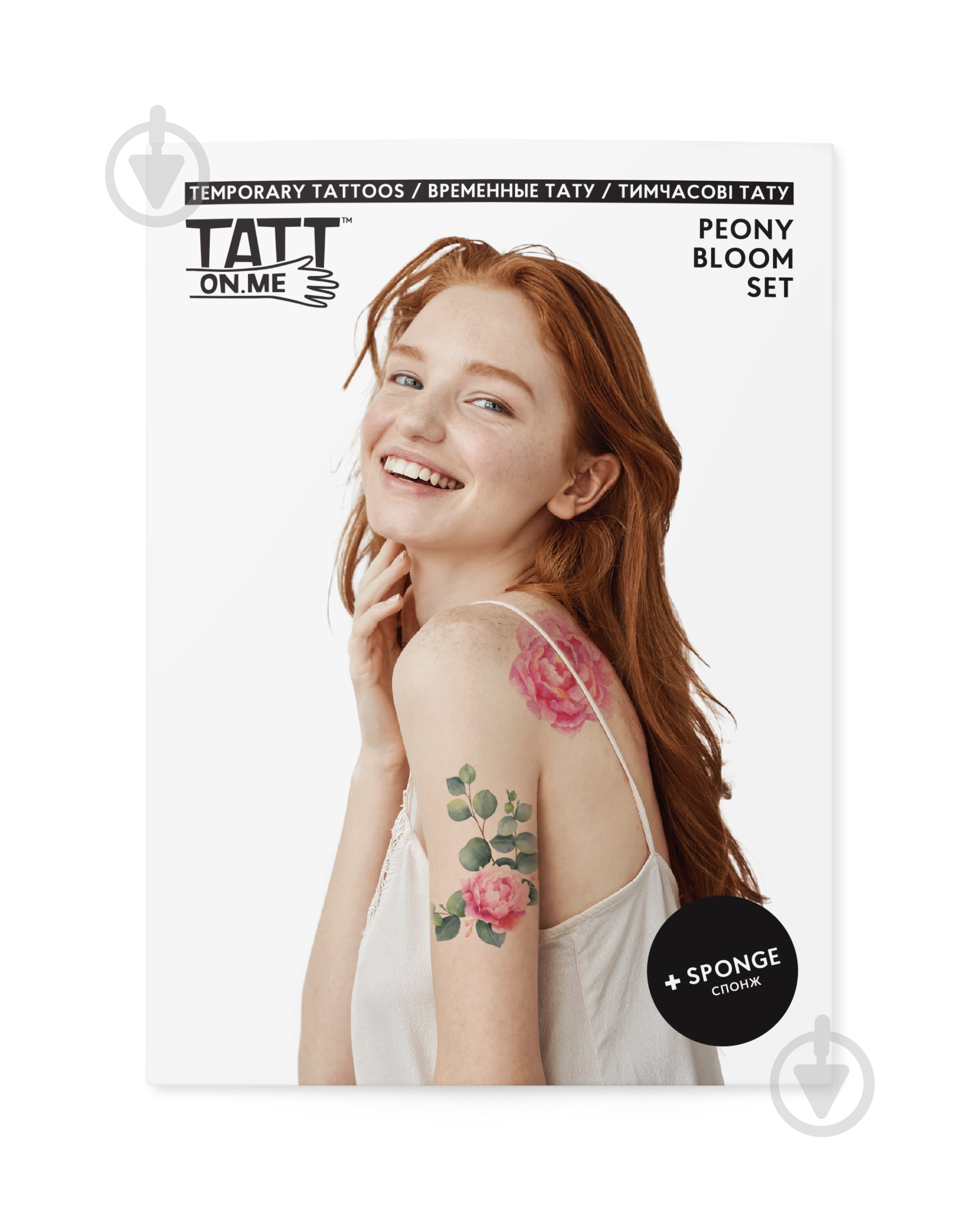 Тату временное TATTon.me Peony Bloom set - фото 1 Тату временное TATTon.me Peony Bloom set - фото 1