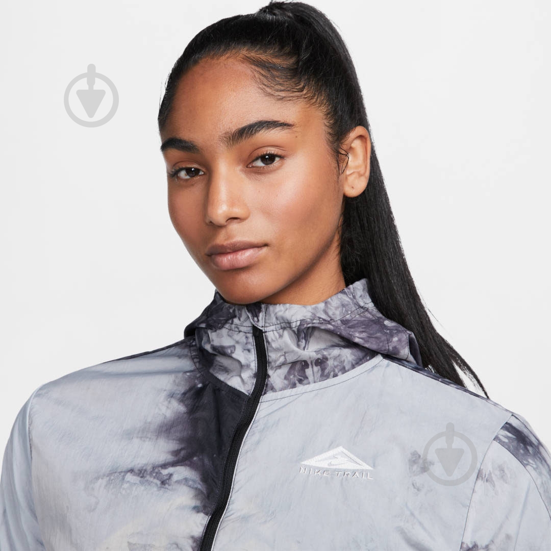 Ветровка женская демисезонная Nike TRAIL REPEL JKT DX1041-011 р.XL серая - фото 3