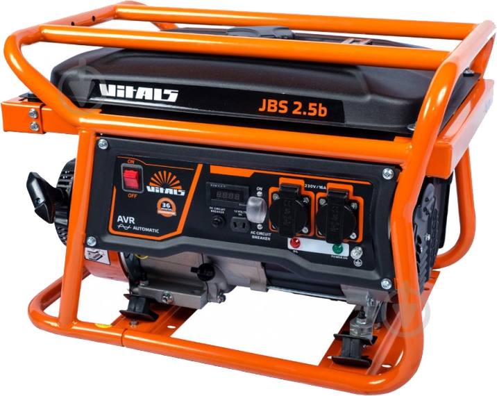Генератор бензиновый Vitals JBS 2.5b 2,5 кВт / 2,8 кВт 230 В JBS 2.5b - фото 3