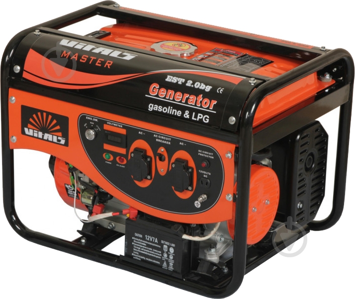 Генератор бензиновий Vitals 2 кВт / 2,2 кВт 220 В EST 2.0bg - фото 1
