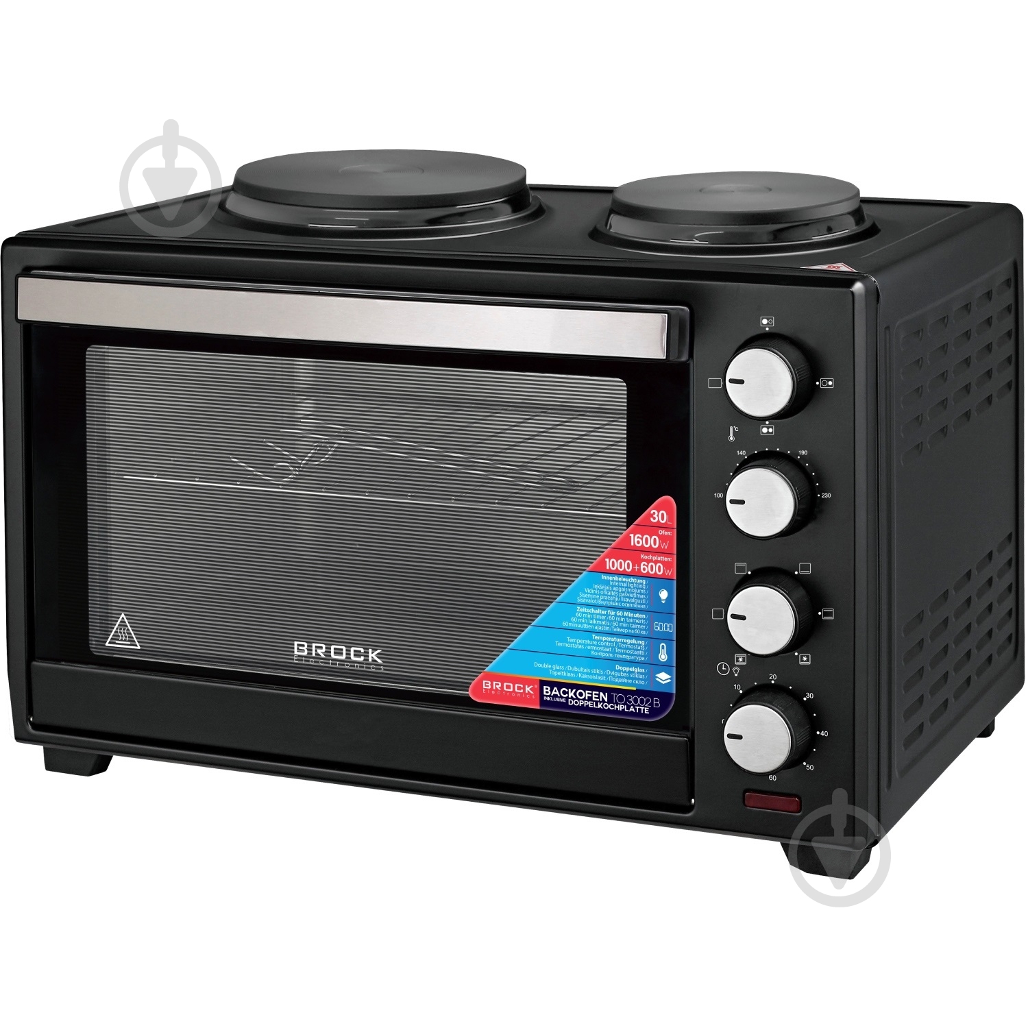 Электрическая печь Brock TO 3002 B - фото 1