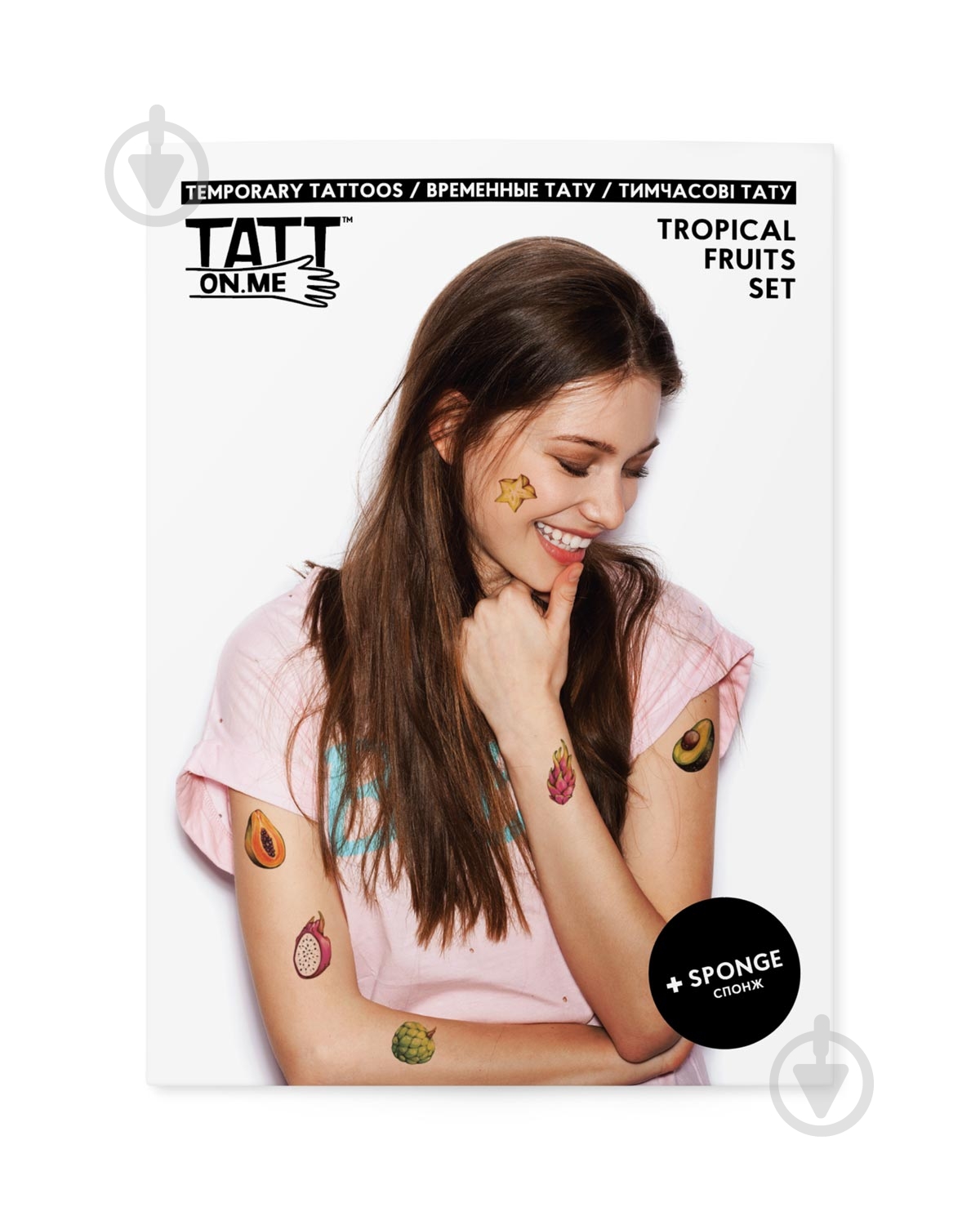 Тату тимчасове TATTon.me Tropical Fruits set - фото 1 Тату тимчасове TATTon.me Tropical Fruits set - фото 1