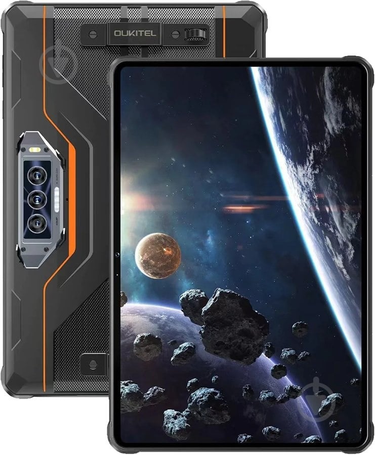 Планшет Oukitel RT8 11" 6/256GB Wi-Fi + LTE black/orange (6931940756396) - фото 1