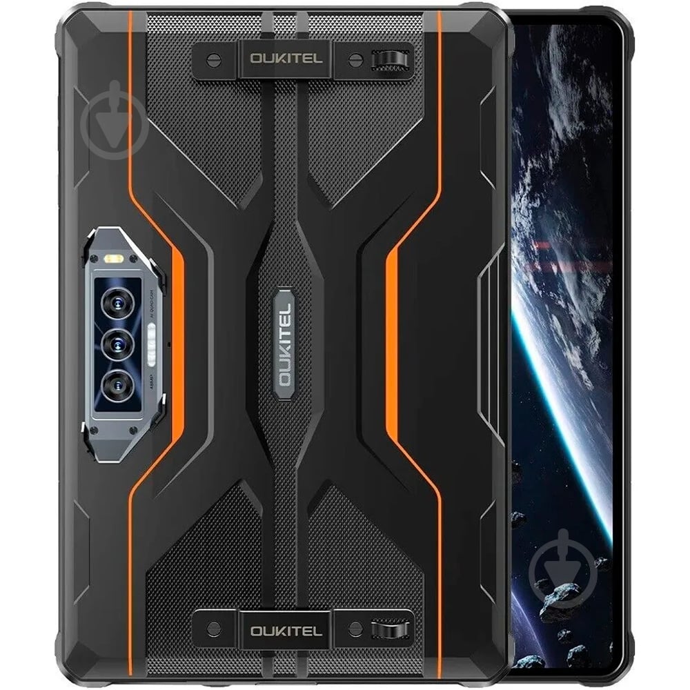 Планшет Oukitel RT8 11" 6/256GB Wi-Fi + LTE black/orange (6931940756396) - фото 2