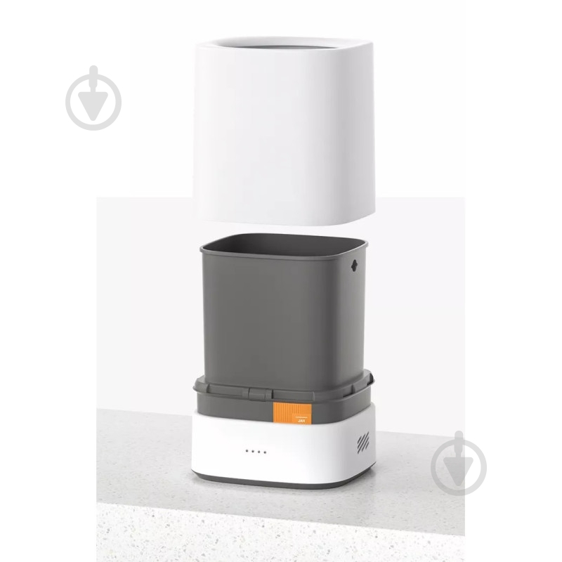 Ведро для мусора JAH квадратное Paperwaste 15 л белый 20263 - фото 5