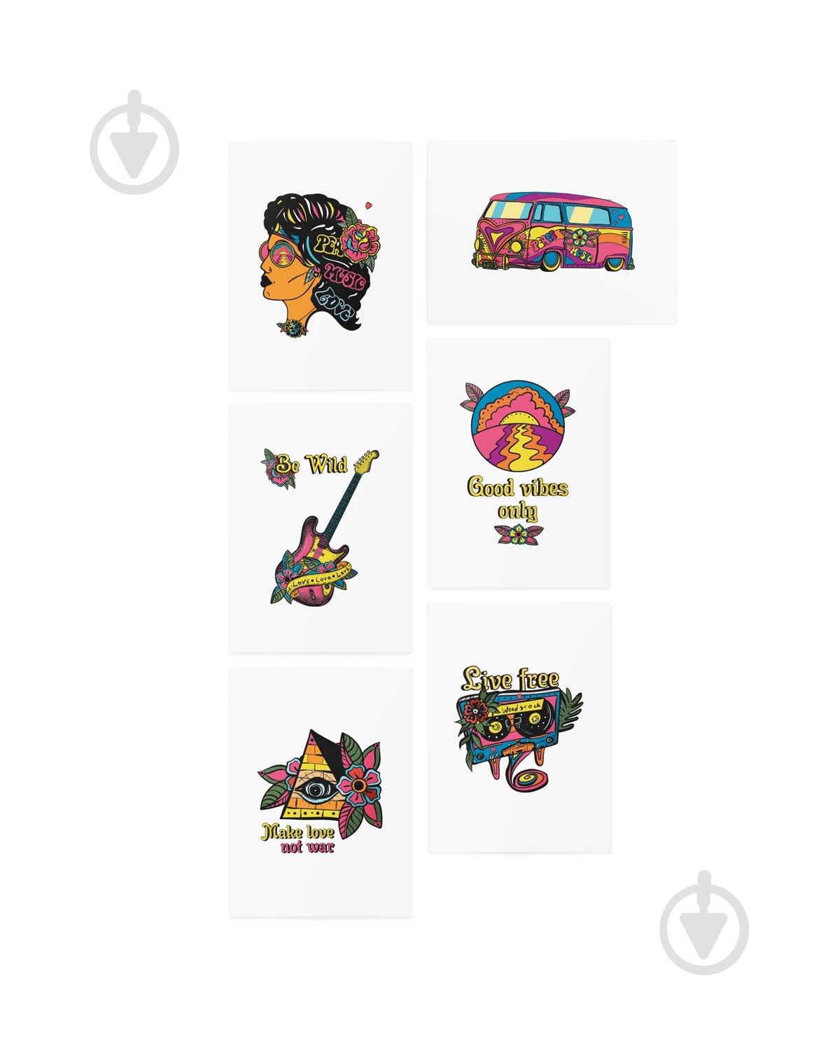 Тату временное TATTon.me Hippie set - фото 2 Тату временное TATTon.me Hippie set - фото 2