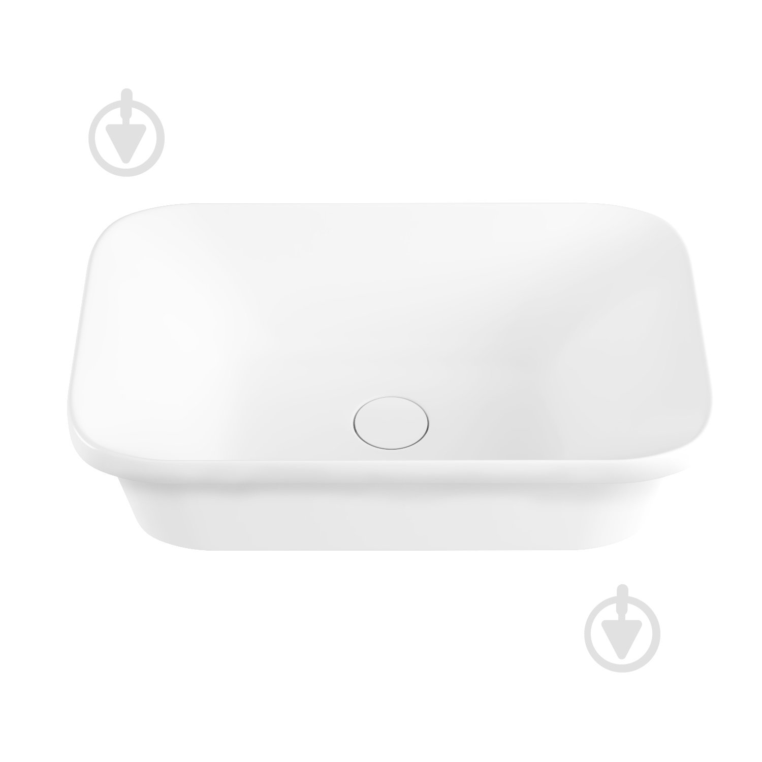 Умивальник Helmken 37060000 прямокутний 60 см, білий - фото 1 Умивальник Helmken 37060000 прямокутний 60 см, білий - фото 1