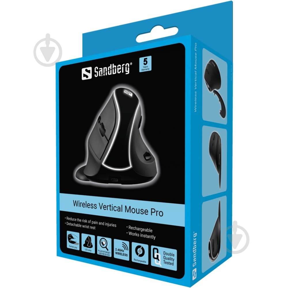 Мышь Sandberg black (630-13) - фото 5 Мышь Sandberg black (630-13) - фото 5