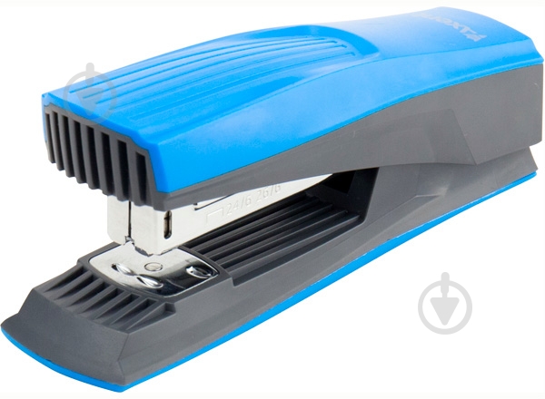 Степлер Shell пласт., №24/6, 20 арк., голубой Axent - фото 1