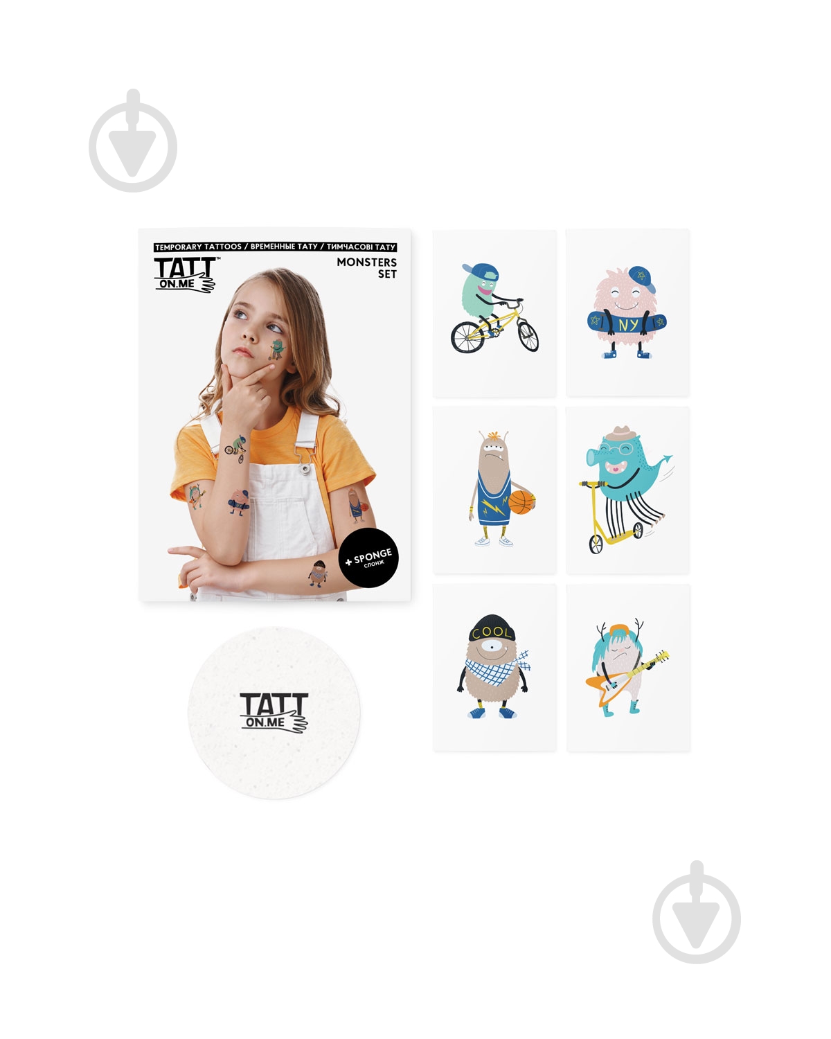 Тату временное TATTon.me Monster set - фото 2