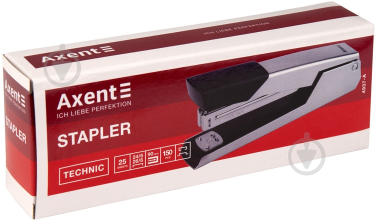 Степлер Technic метал №24/6 25 аркушів Axent - фото 5