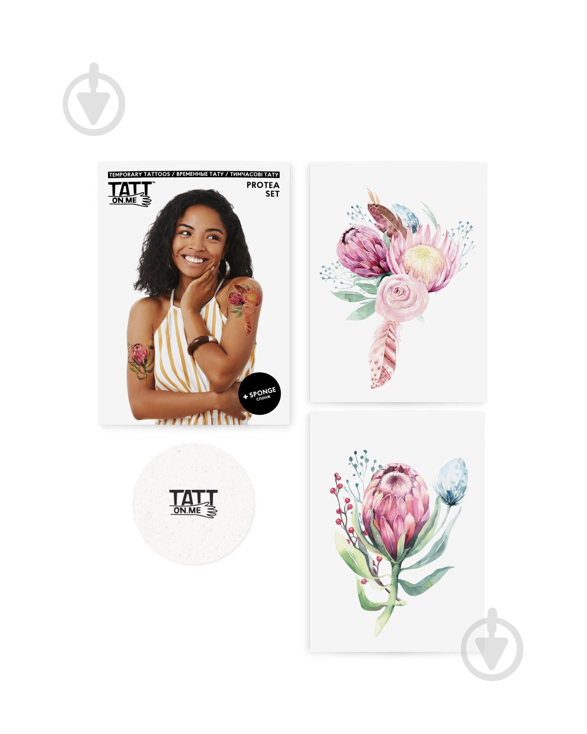 Тату временное TATTon.me Protea set - фото 3