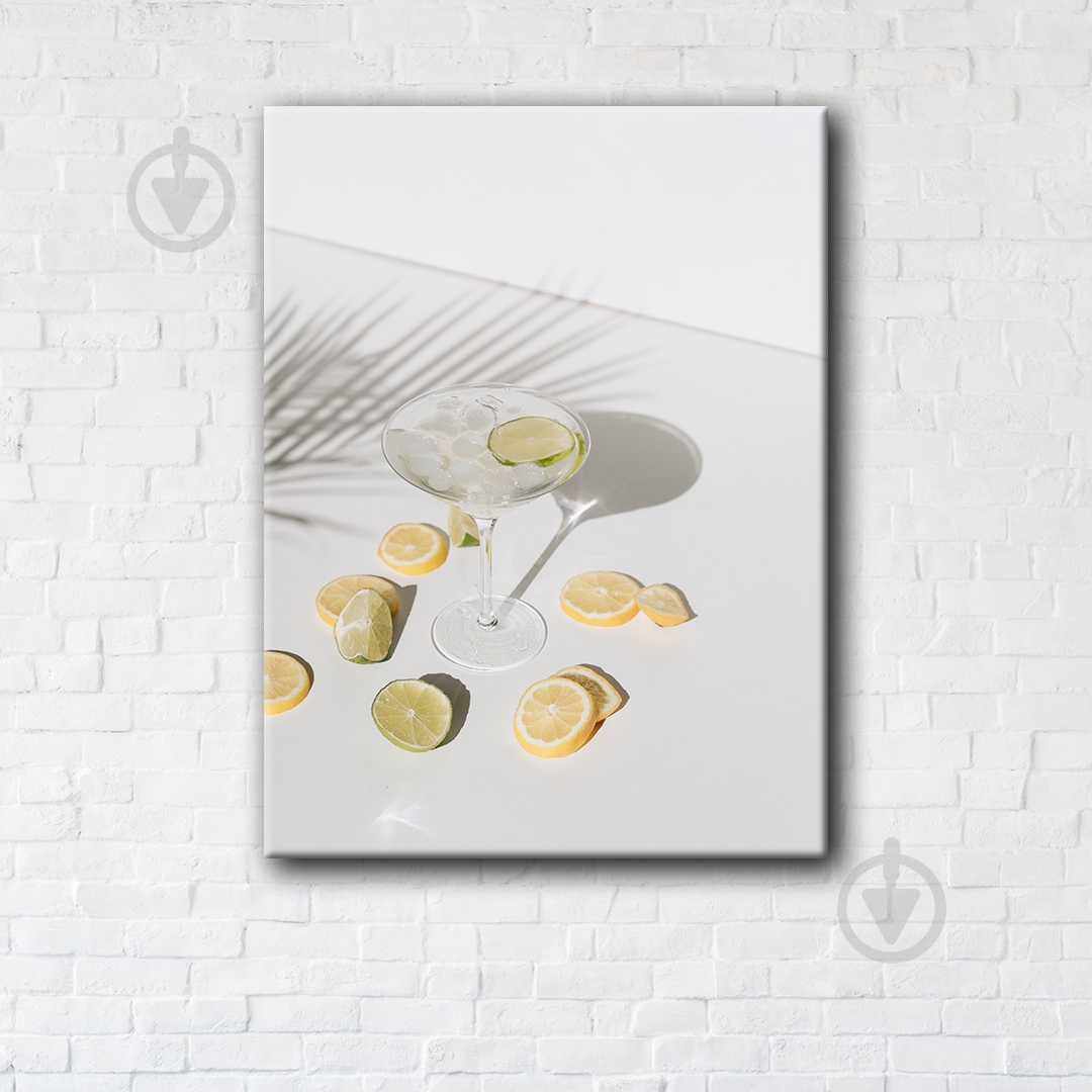 Постер Cocktail with Lemon 45x60 см Brushme - фото 1