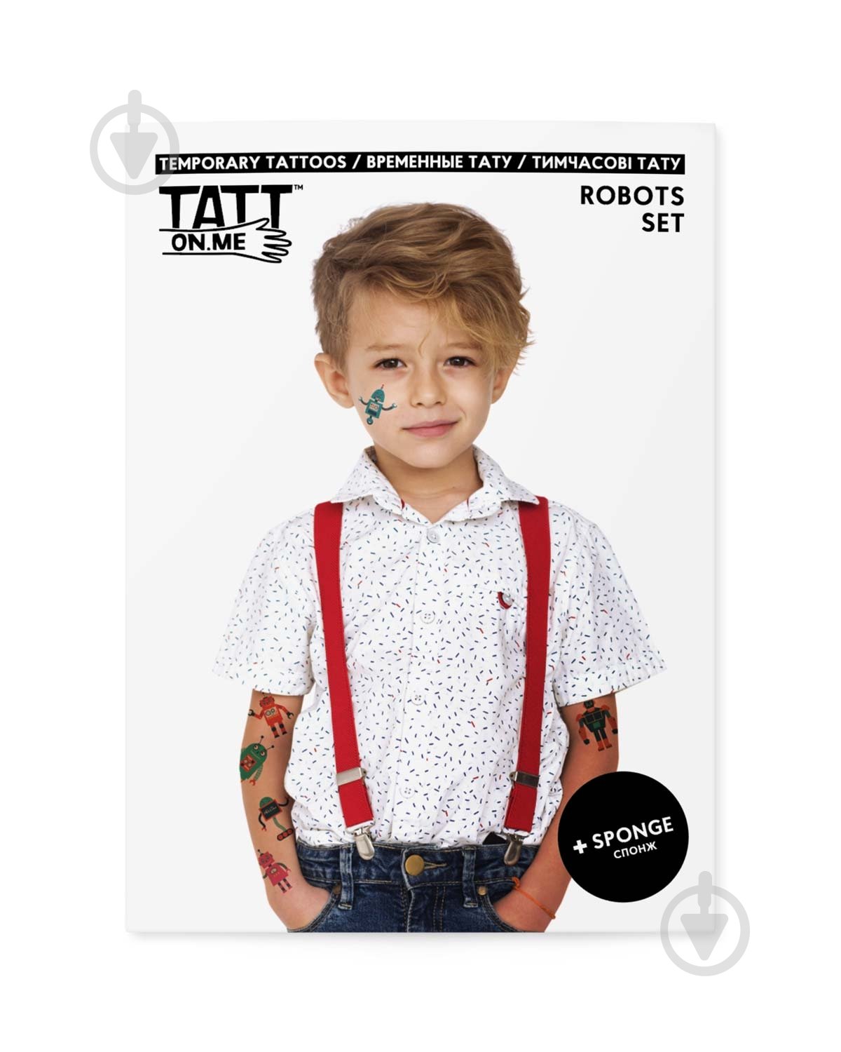 Тату временное TATTon.me Robots set - фото 1