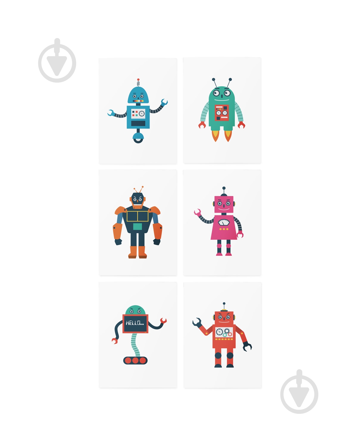 Тату временное TATTon.me Robots set - фото 2