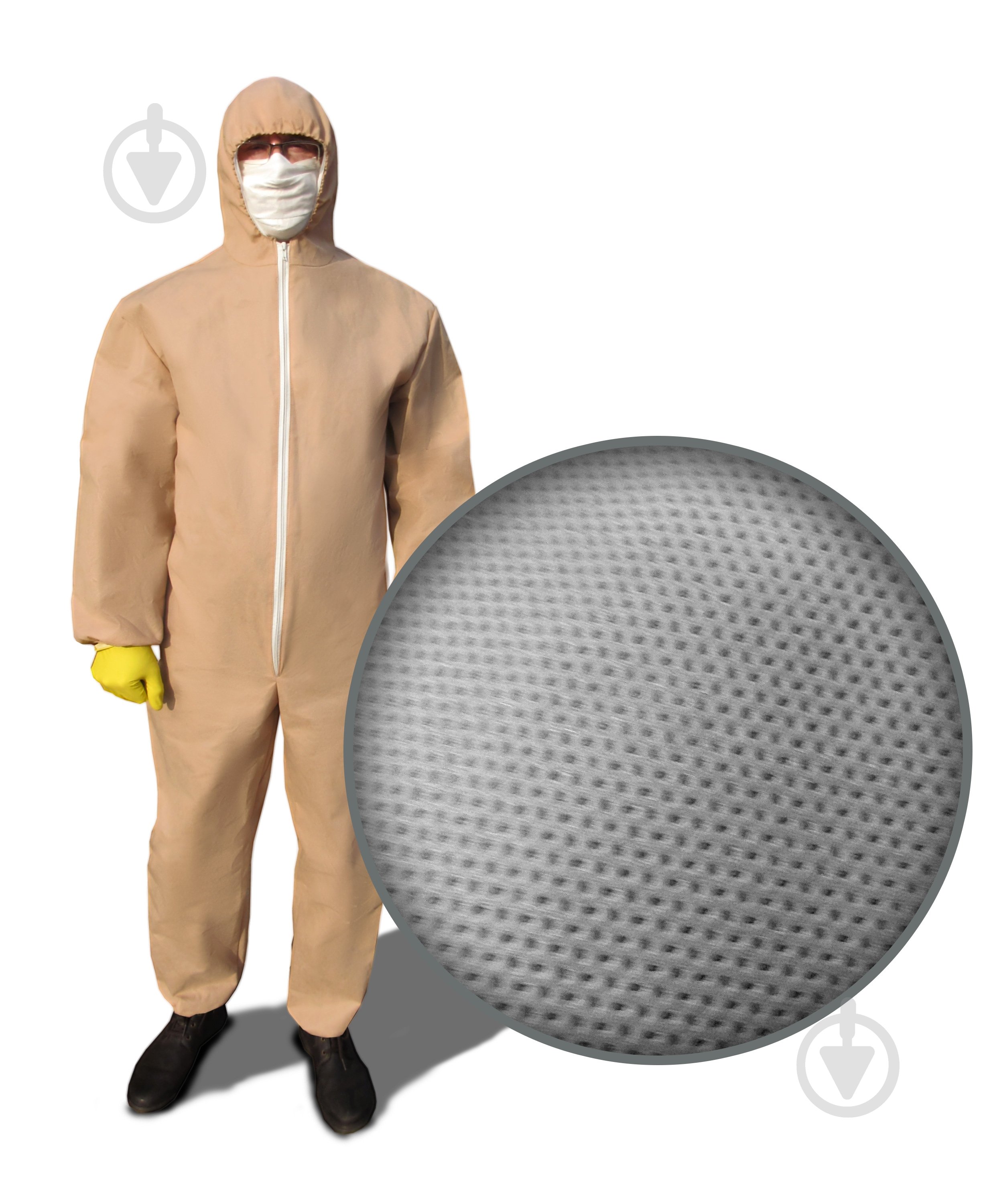 Комбинезон одноразовый Торнадо рост (4-5) р. 48-54 08006-2 - фото 4