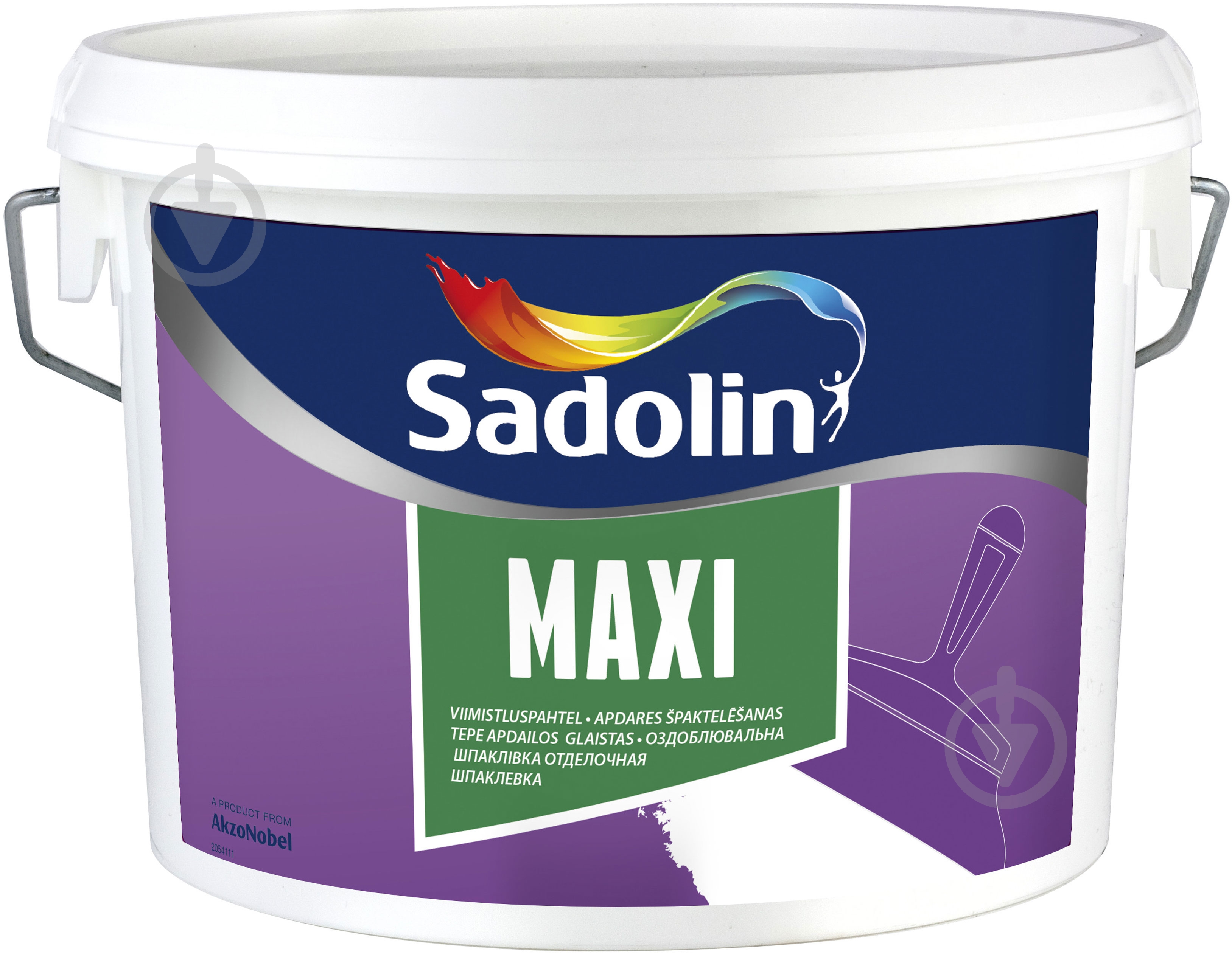Шпаклевка Sadolin Maxi водорастворимая мелкозернистая 2,5 л - фото 1