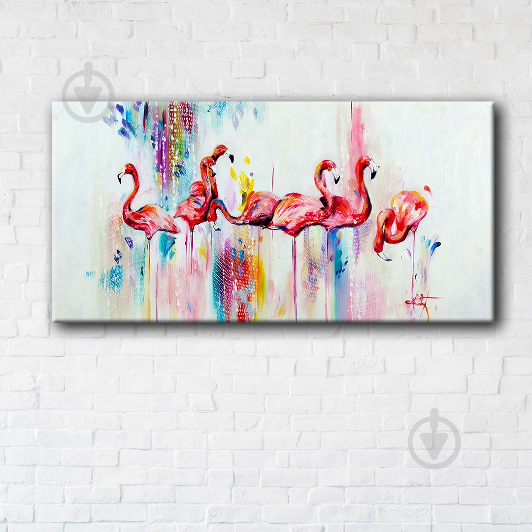 Постер Flamingo Art 70x140 см Brushme - фото 1 Постер Flamingo Art 70x140 см Brushme - фото 1