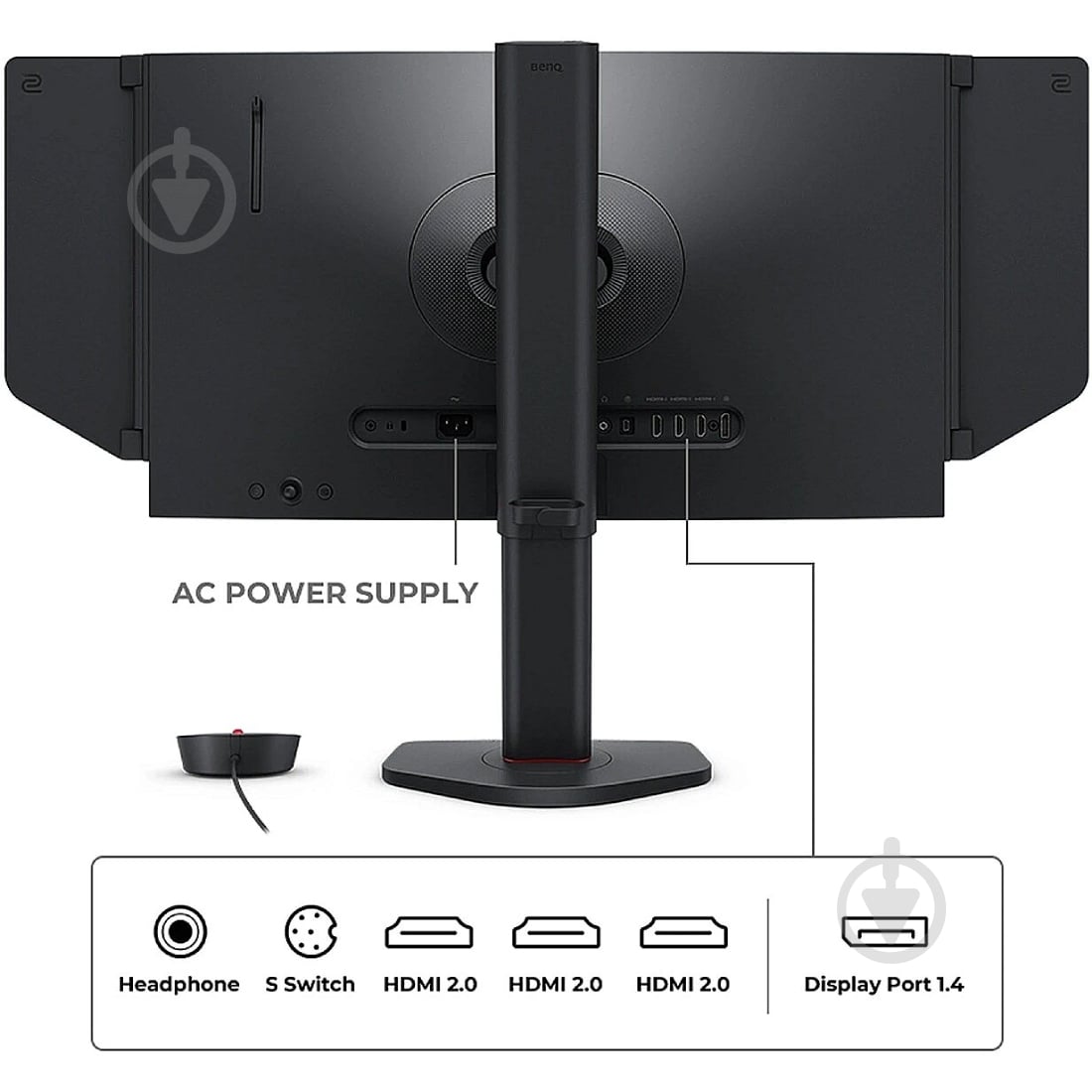 Монітор BenQ XL2566X+ 24,1" (9H.LMRLB.QBE) - фото 4
