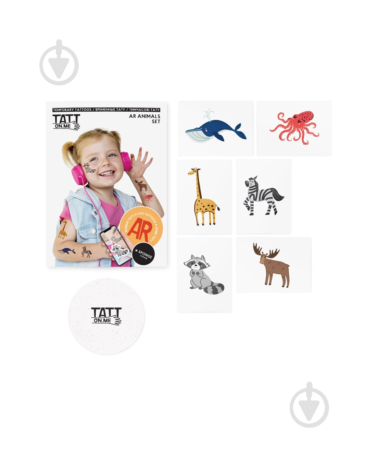 Тату временное TATTon.me AR Animals set - фото 3
