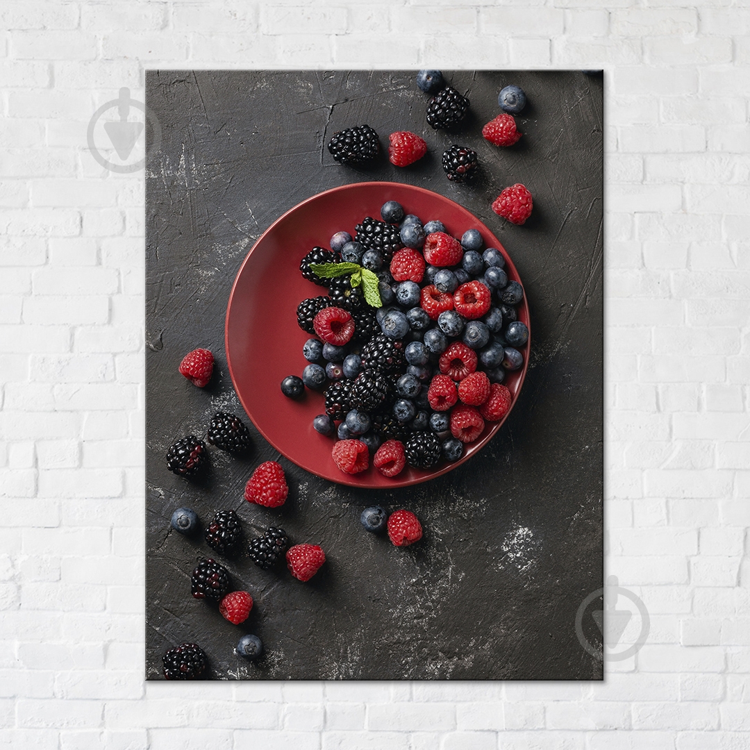 Постер Wild Berries 45x60 см Brushme - фото 1