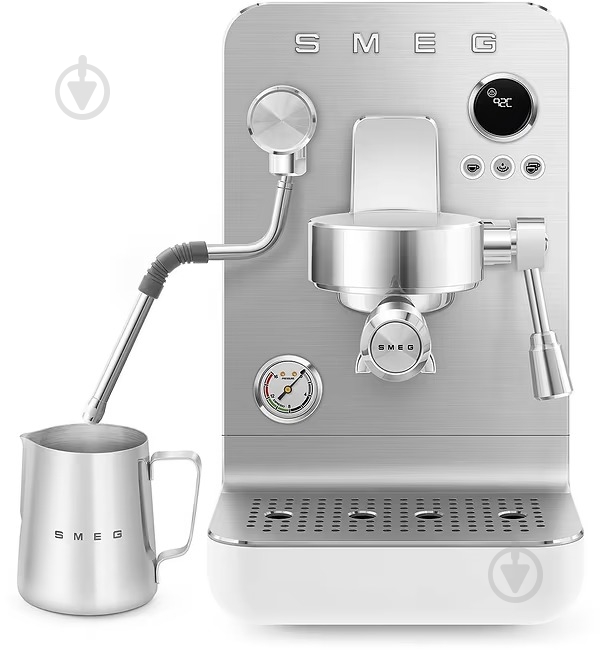 Кофеварка рожковая Smeg EMC02WHMEU - фото 5