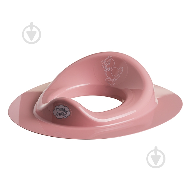 Сиденье для унитаза Maltex Утенок розовое - фото 1