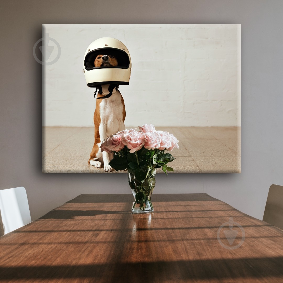 Постер Dog astronaut 90x120 см Brushme - фото 2