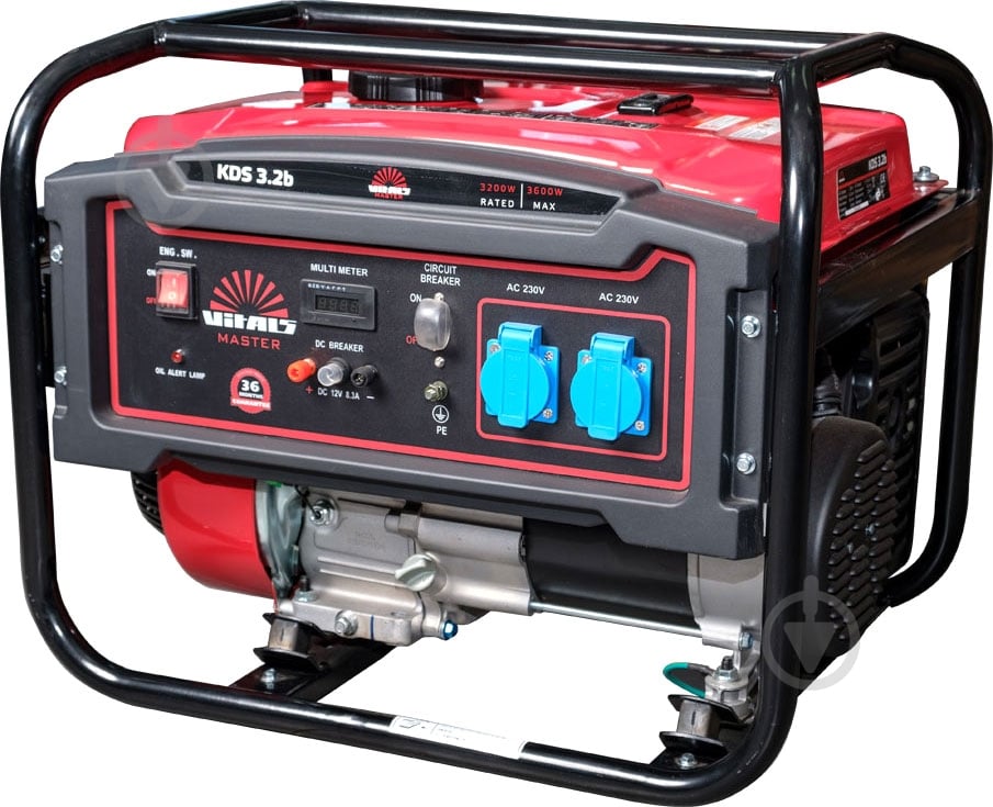 Генератор бензиновый Vitals Master 3,2 кВт / 3,6 кВт 230 В KDS 3.2b - фото 5