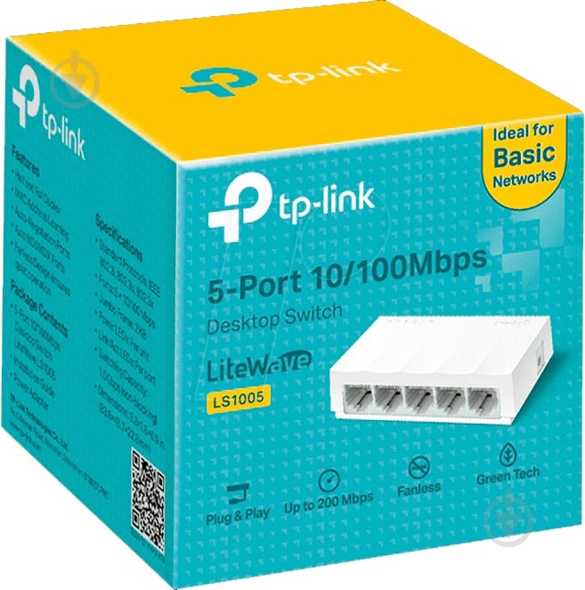 Комутатор TP-Link LS1005 - фото 2