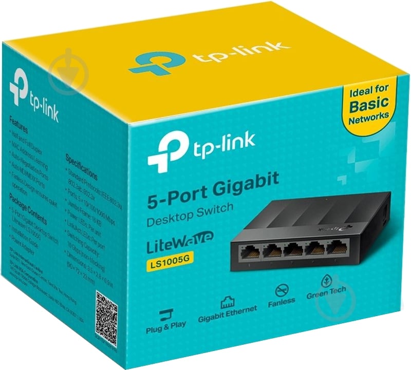 Комутатор TP-Link LS1005G - фото 2
