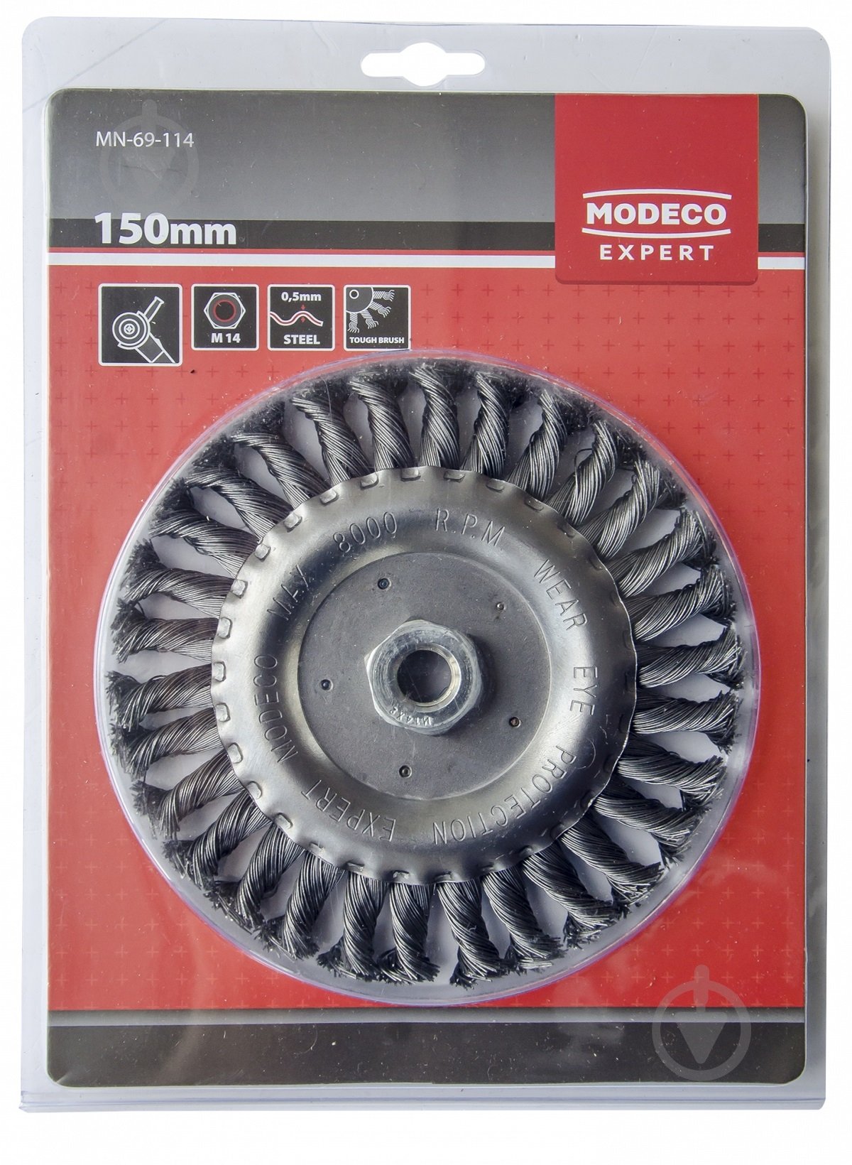 Щетка дисковая Modeco MN-69-114 - фото 2