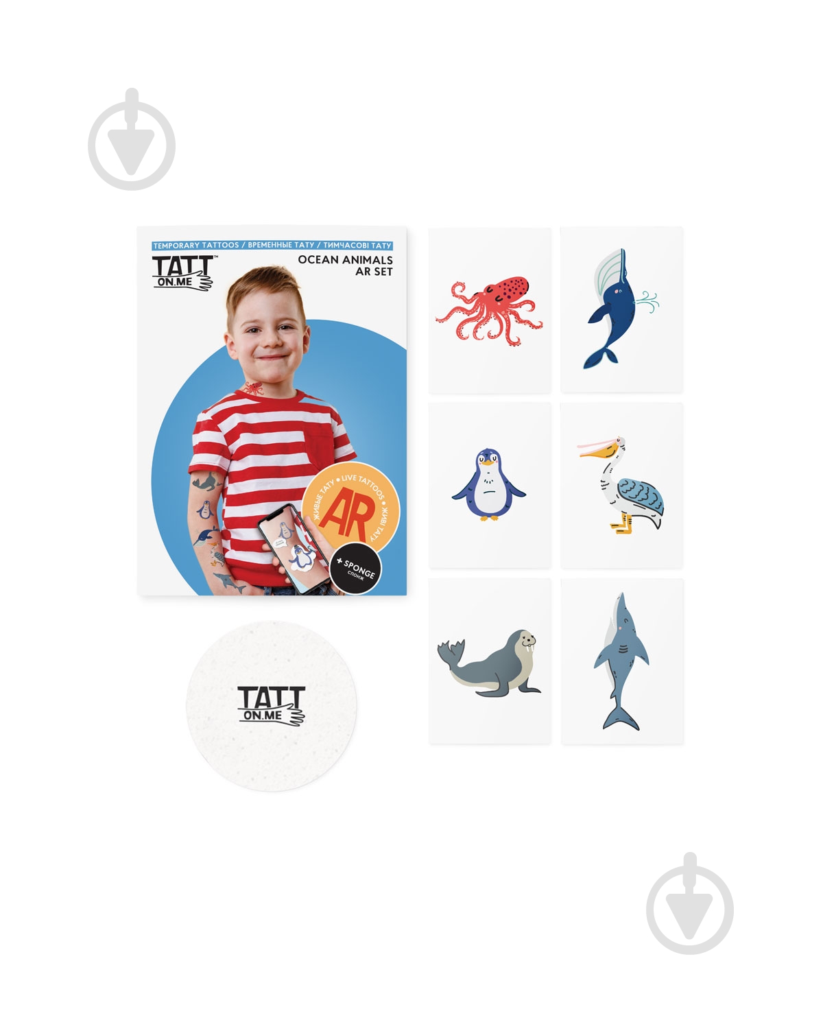 Тату временное TATTon.me AR Ocean Set - фото 3 Тату временное TATTon.me AR Ocean Set - фото 3